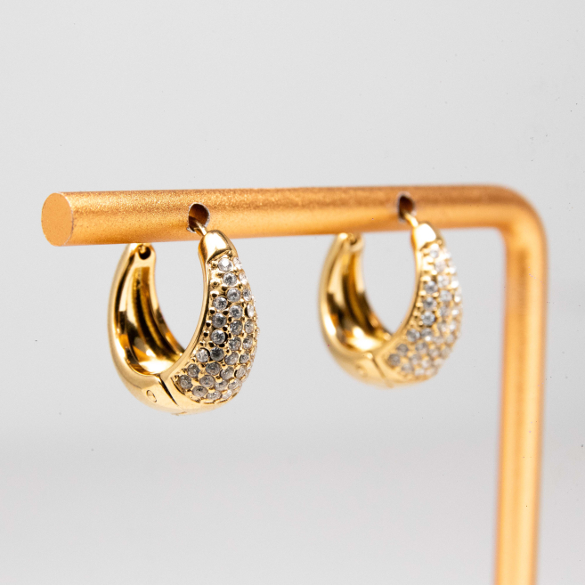 ARETES ZO10529E/9MM/300 Dorado Acero Inoxidable -F23 F23