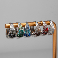 ARETES ZO12802E Plateado Acero Inoxidable F46