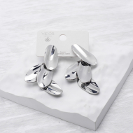 ARETES Y00338 Plateado Acero Inoxidable