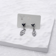 ARETES ZO13368E Plateado Acero Inoxidable G34