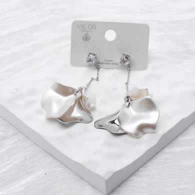 ARETES Y00345 PLATEADO Acero Inoxidable G59