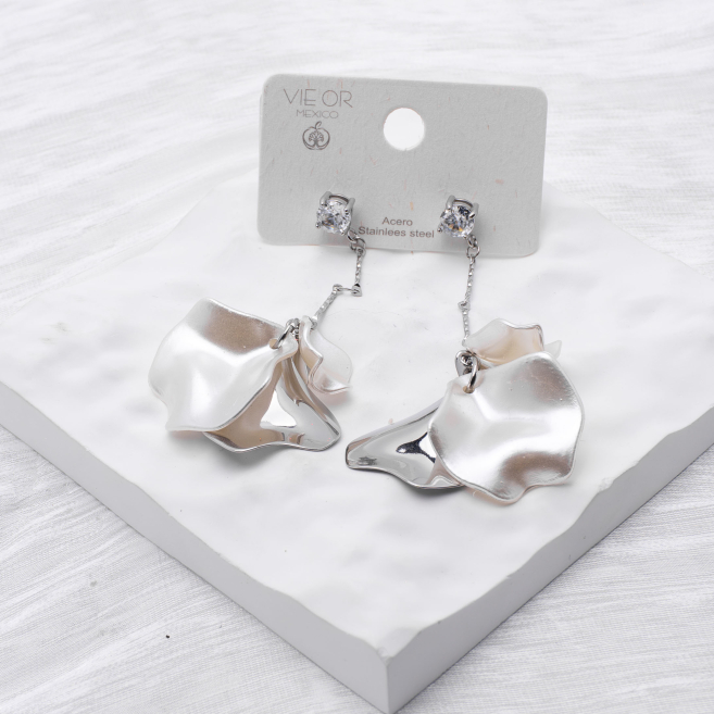 ARETES Y00345 PLATEADO Acero Inoxidable G59