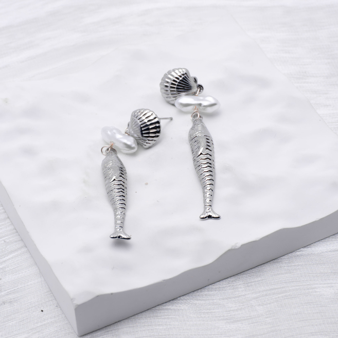 ARETES Y00313 PLATEADO Acero Inoxidable G38