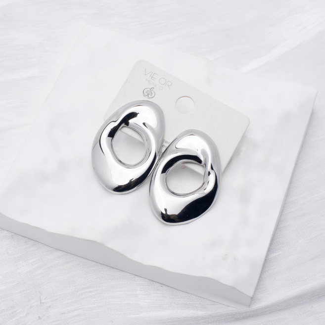 ARETES Y00275 PLATEADO Acero Inoxidable -G20