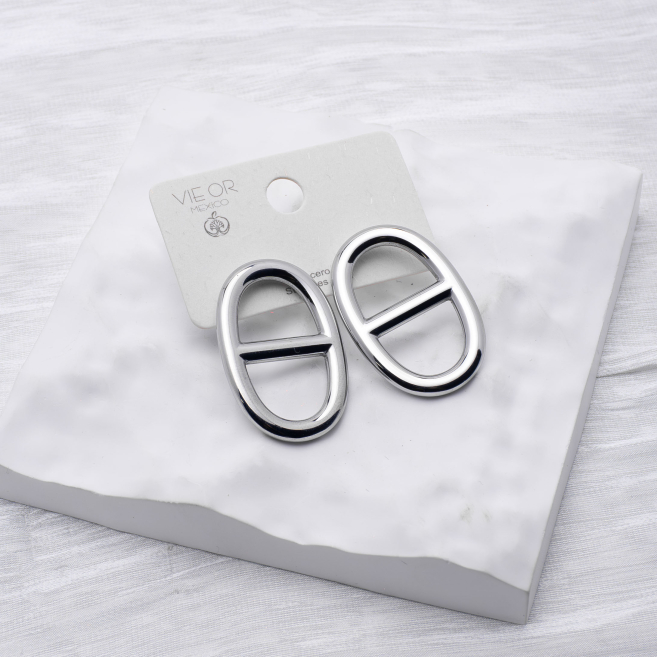 ARETES Y00321 PLATEADO Acero Inoxidable G51