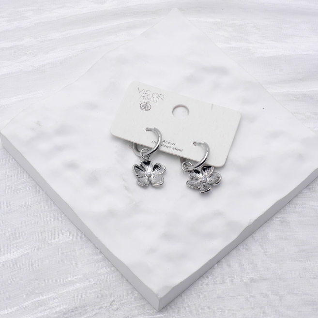 ARETES Y00188 Plateado Acero Inoxidable -G46