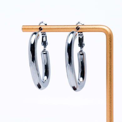 ARETES ZO12981E Plateado Acero Inoxidable -F29