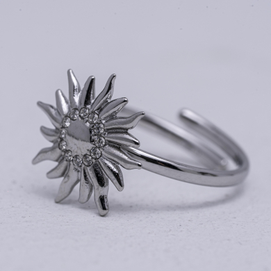 ANILLO ZO13675R Plateado Acero Inoxidable 2A11