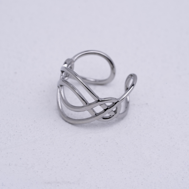 ANILLO ZO14109R Plateado Acero Inoxidable A36