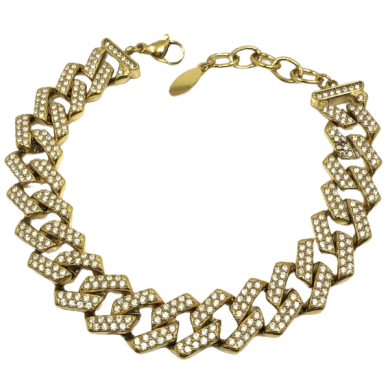 PULSERA ZO12884B Dorado Acero Inoxidable -2B37