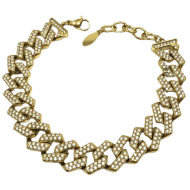 PULSERA ZO12884B Plateado Acero Inoxidable -2B37