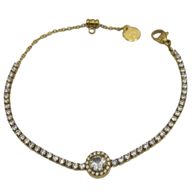 PULSERA ZO12835B Plateado Acero Inoxidable -2B21