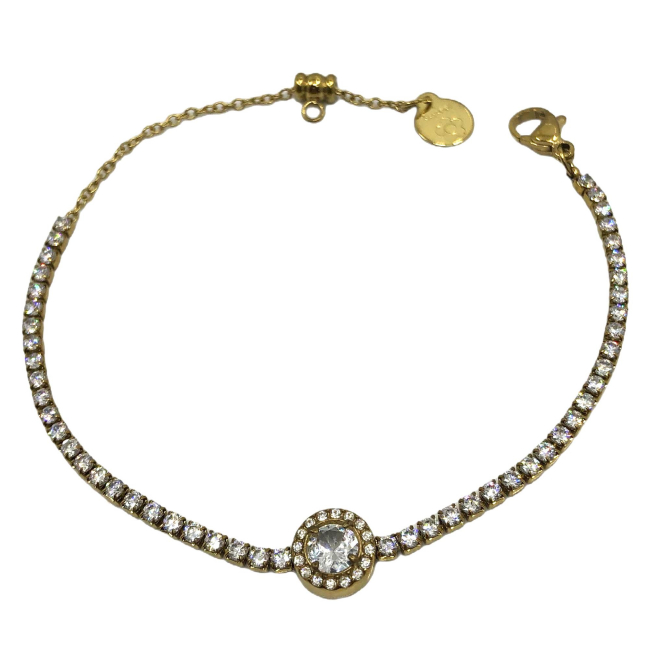 PULSERA ZO12835B Plateado Acero Inoxidable -2B21