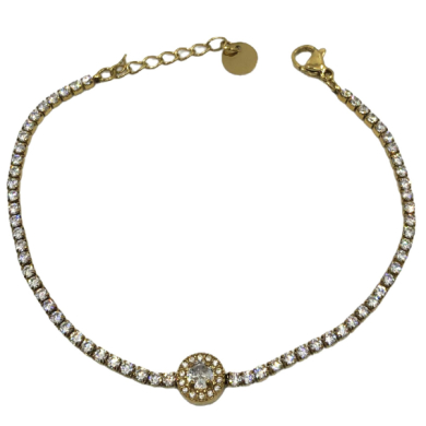 PULSERA ZO13816B Plateado Acero Inoxidable -2B21