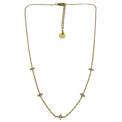 COLLAR ZO13706N Plateado Acero Inoxidable -E41