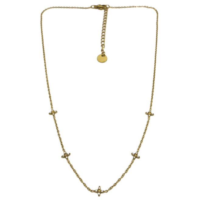 COLLAR ZO13706N Plateado Acero Inoxidable -E41