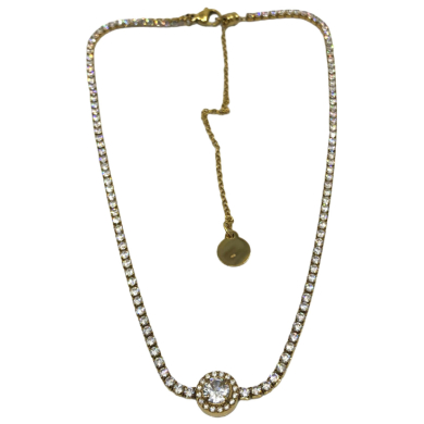 COLLAR ZO12836N Dorado Acero Inoxidable -2D16