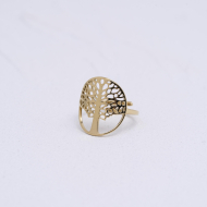 ANILLO ZO13727R Dorado Acero Inoxidable A47