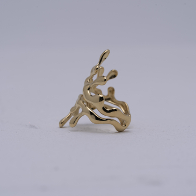 ANILLO ZO14098R Dorado Acero Inoxidable 2A310