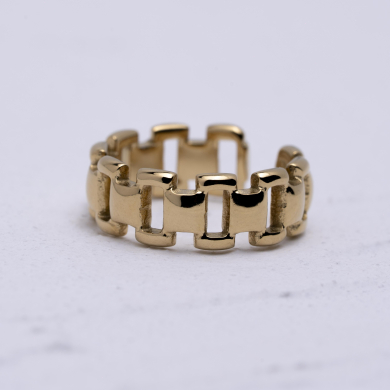 ANILLO ZO14130R Dorado Acero Inoxidable 2A23