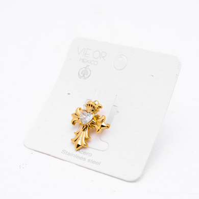 ANILLO ZO13558R Dorado Acero Inoxidable A14