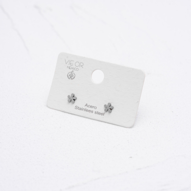 ARETES ZO6140E Plateado Acero Inoxidable G19