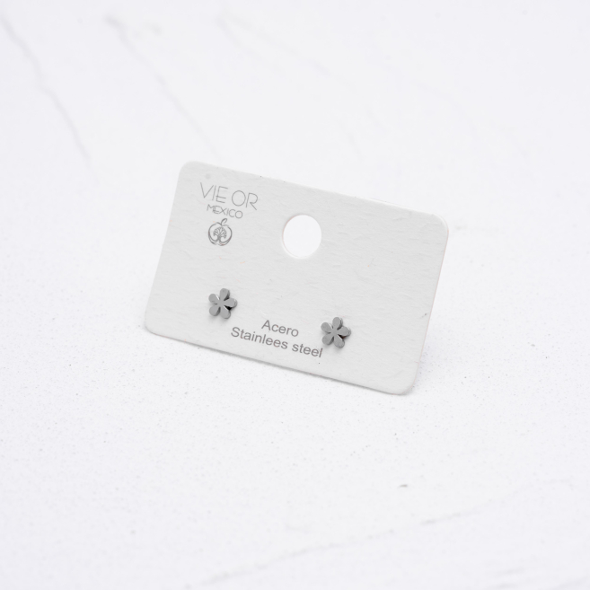 ARETES ZO6140E Plateado Acero Inoxidable G19