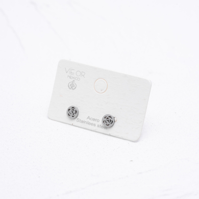ARETES ZO4524E Plateado Acero Inoxidable G17
