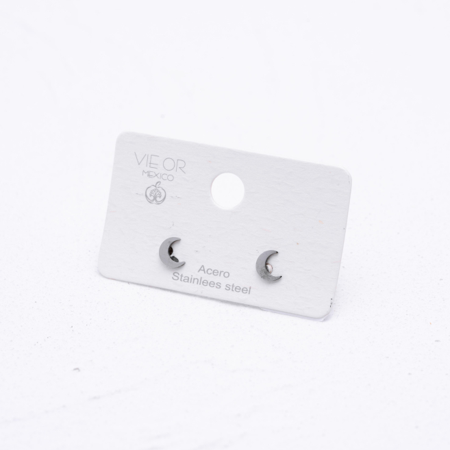 ARETES ZO6142E Plateado Acero Inoxidable G16