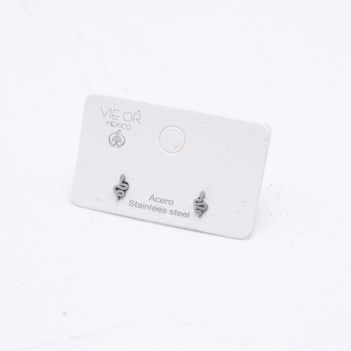 ARETES ZO4517E Plateado Acero Inoxidable G14