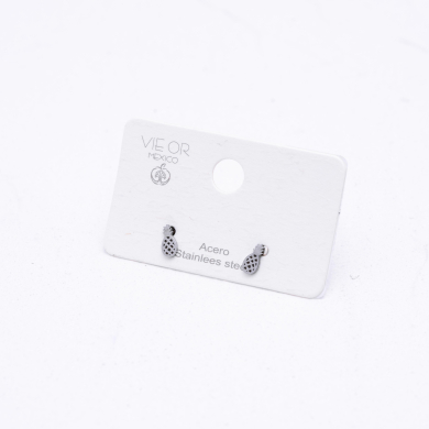 ARETES ZO6113E Plateado Acero Inoxidable G14