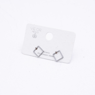 ARETES ZO1373E Plateado Acero Inoxidable F13