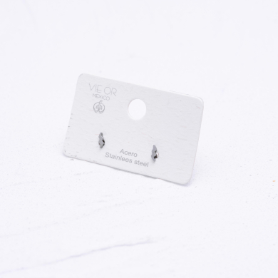 ARETES ZO6116E Plateado Acero Inoxidable G12