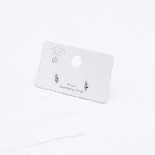 ARETES ZO6116E Plateado Acero Inoxidable G12