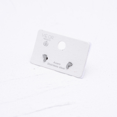 ARETES ZO4534E Plateado Acero Inoxidable G15