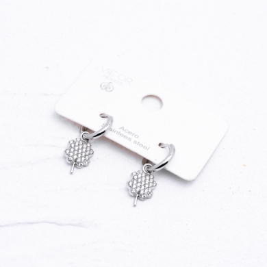 ARETES ZO13581E Plateado Acero Inoxidable -G21