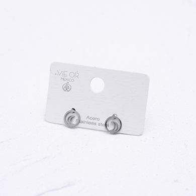 ARETES ZO1420E Plateado Acero Inoxidable -G13