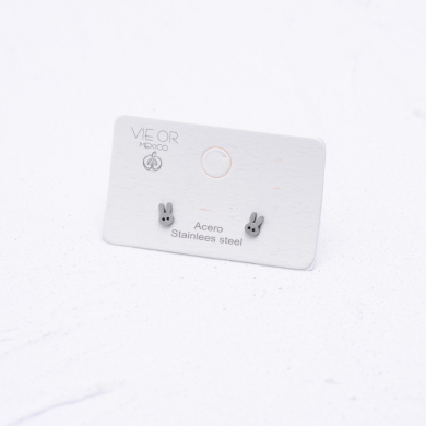 ARETES ZO6143E Plateado Acero Inoxidable -F16