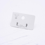 ARETES ZO4542E Plateado Acero Inoxidable -F17