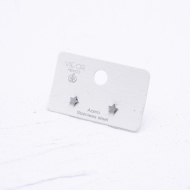 ARETES ZO1919E Plateado Acero Inoxidable G15