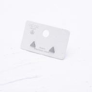 ARETES ZO299E Plateado Acero Inoxidable -F14