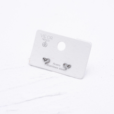 ARETES ZO1922E Plateado Acero Inoxidable F18