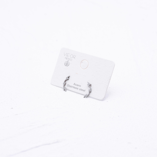 ARETES ZO1449E Plateado Acero Inoxidable F14