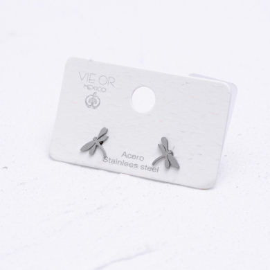 ARETES ZO13284E Plateado Acero Inoxidable F18