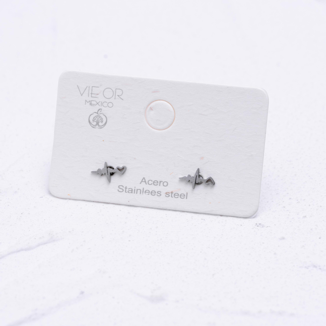 ARETES ZO6082E Plateado Acero Inoxidable G19