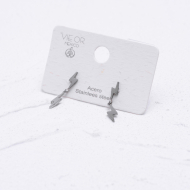 ARETES ZO1277E Plateado Acero Inoxidable G19