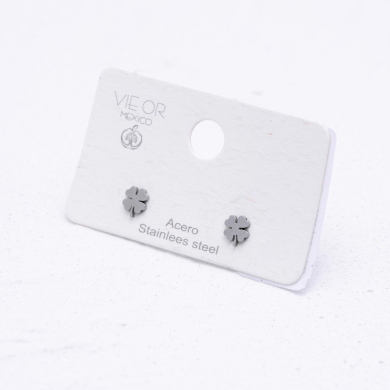 ARETES ZO4533E Plateado Acero Inoxidable G310