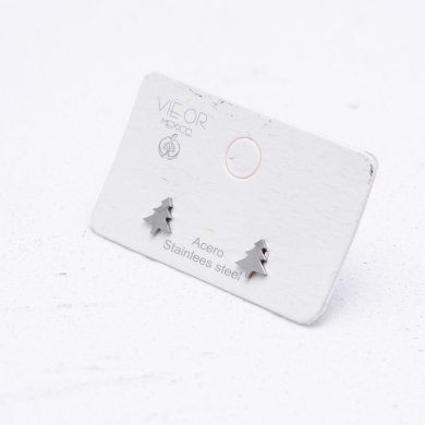 ARETES ZO1436E Plateado Acero Inoxidable G17