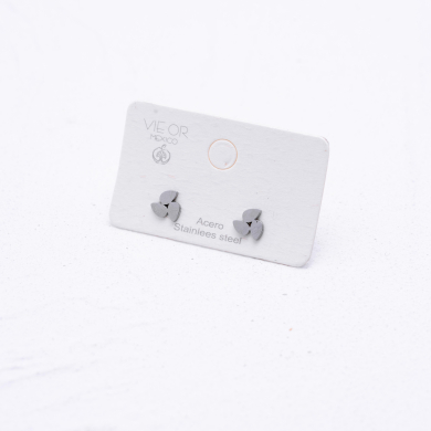 ARETES ZO1432E Plateado Acero Inoxidable -G210