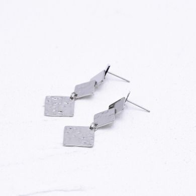 ARETES ZO6662E Plateado Acero Inoxidable F33